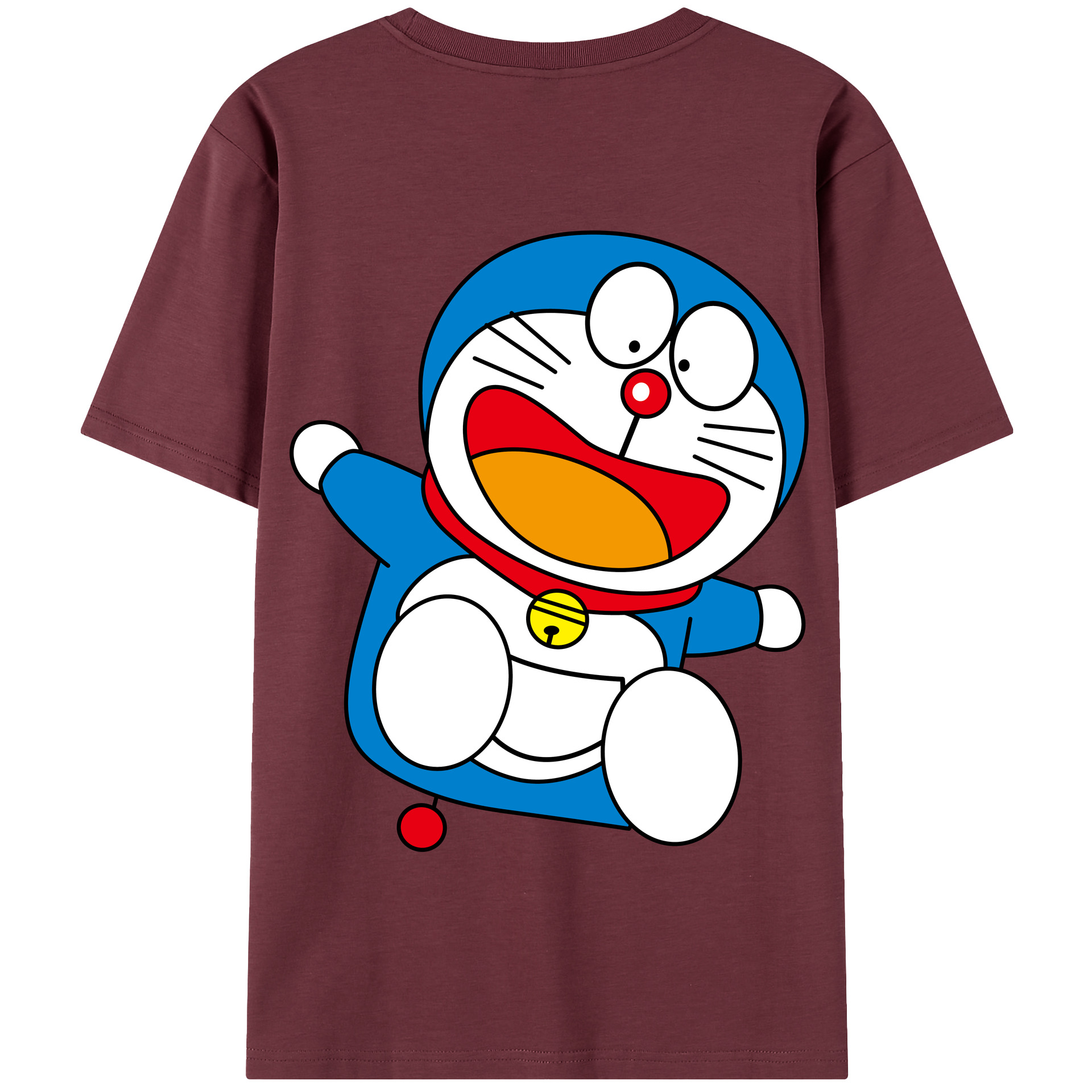 （画像用） ドラえもん Doraemon 綿100％半袖Tシャツ（背面プリント）